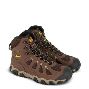 Thorogood Crosstrex Series – 6" Insulated 防水 Hiker メンズ 防水ブーツ ブラウン | VEL-9280