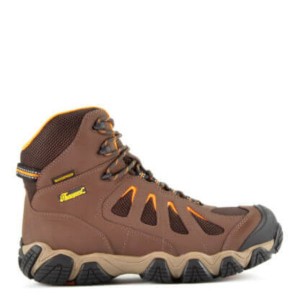 Thorogood Crosstrex Series – 防水 – 6" 安全 つま先 Hiker メンズ 防水ブーツ 黒 オレンジ | TOC-2223