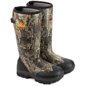 Thorogood Infinity FD Rubber Boots – 17" RealTree® TIMBER® // 800g メンズ 防水ブーツ 黒 ゴールド | ZTI-1860